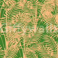 Abstract Tropical Palm Frond Print Wallpaper⁠