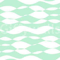 Steady rows of ripples shape the sage linear wallpaper GD12233