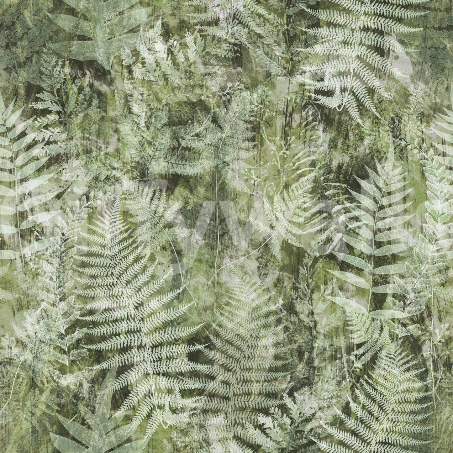 Forest Fern Botanical Print Wallpaper⁠