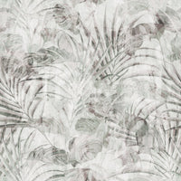 Botanical wallpaper for understated greenery, muted palm shapes throughout GD12351