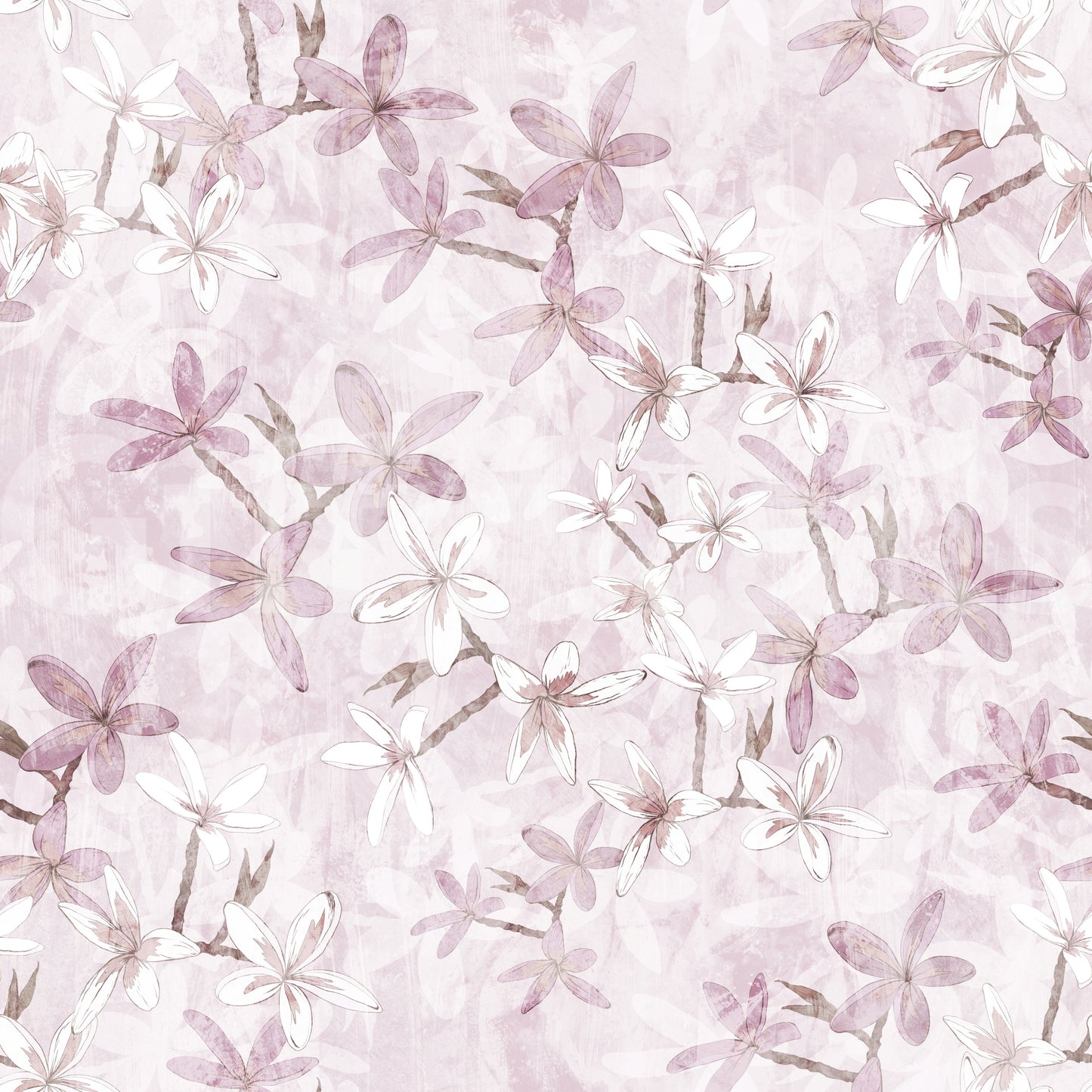Soft Blush Petal Drift Wallpaper⁠