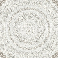 Close-up of the minimalist dot ripple concentric circle mural design GD12474