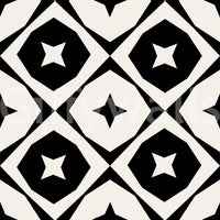 Monochrome Star Lattice Wallpaper⁠