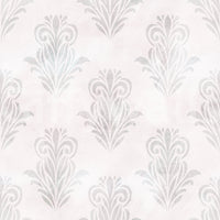 Minimalist Grey Brushed Damask Wallpaper⁠
