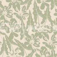 Serene Tropical Foliage Repeat Wallpaper⁠