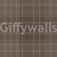 Winter Heritage - Tartan Checkerboard Plaid Block - Soft Taupe Blend Wallpaper⁠