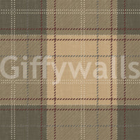 Winter Heritage - Tartan Checkerboard Plaid Block - Warm Earth Shade Wallpaper⁠