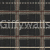 Winter Heritage - Windowpane Tartan Plaid Check - Bold High Contrast Wallpaper⁠