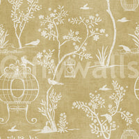 Chinoiserie Garden Birdcage  Wallpaper⁠