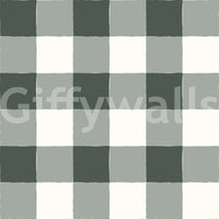 Soft Slate Checkered Grid Wallpaper⁠