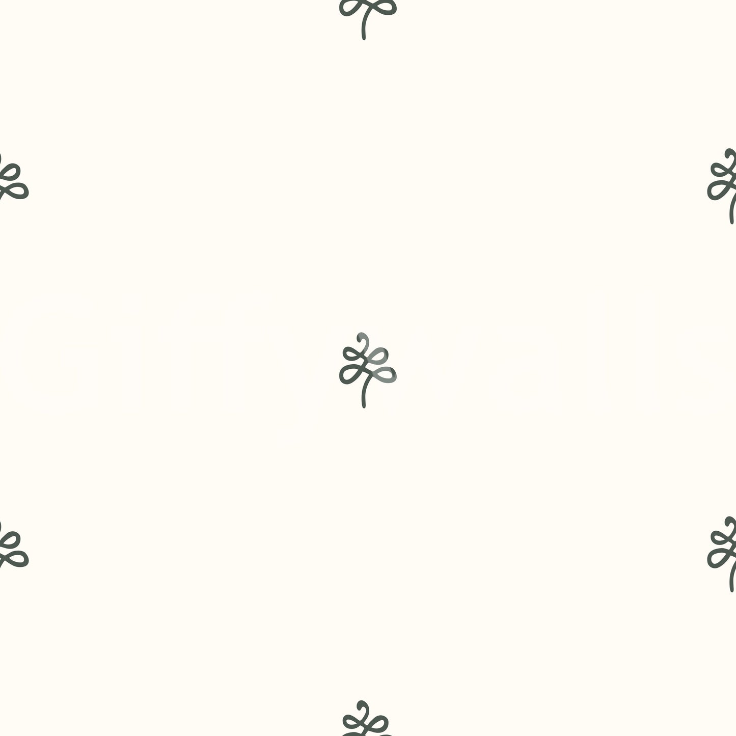 Minimalist Hand-Drawn Flourish Pattern Wallpaper⁠