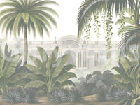 Neoclassical Tropical Garden Retreat Wall Mural