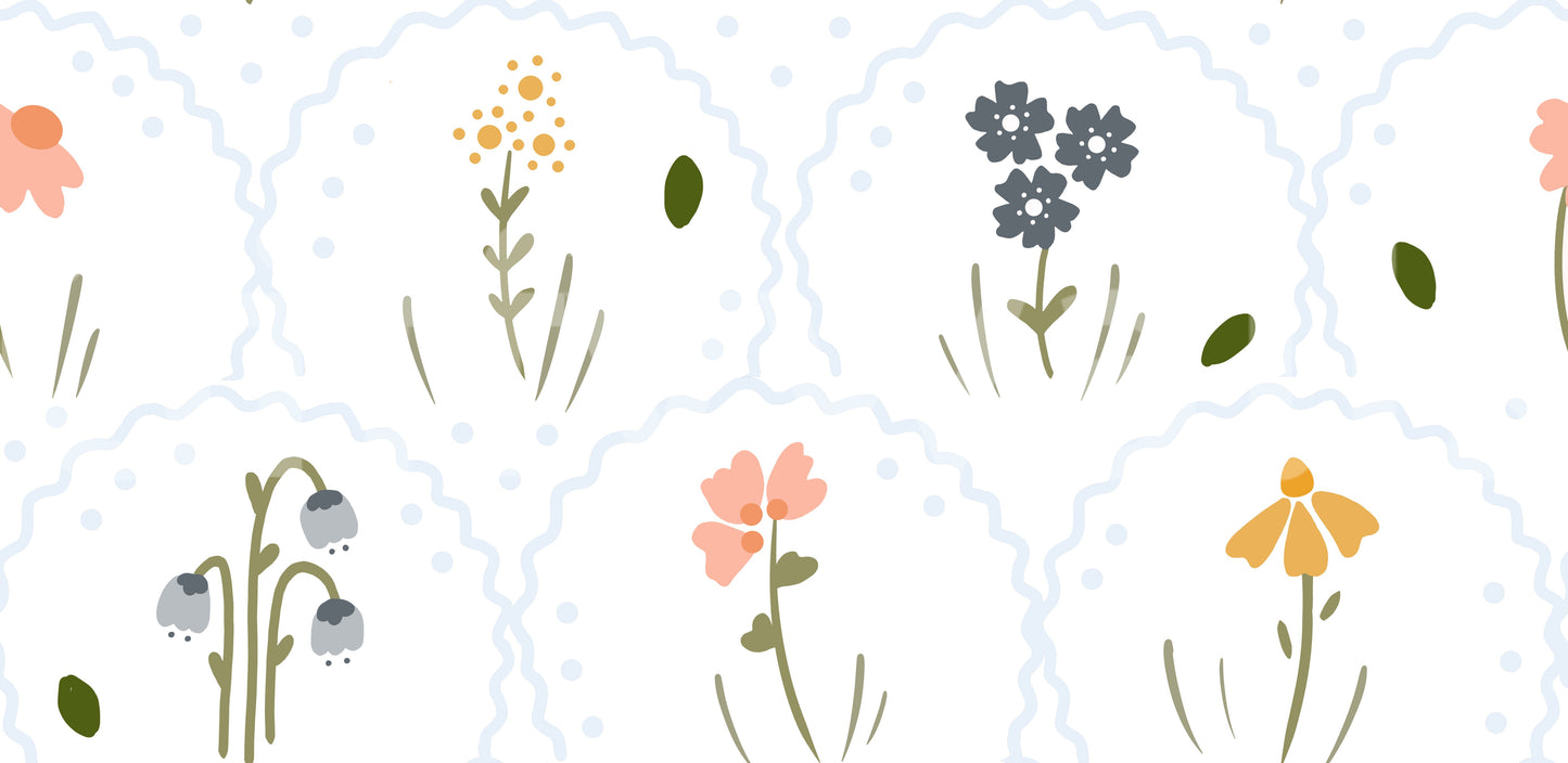 Meadow Wildflowers Wallpaper⁠