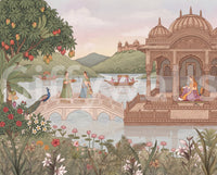 The Royal Lotus Pavilion Wall Mural