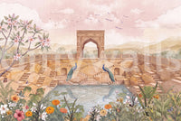 Stepwell Garden Wall Mural