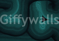 Deep Ocean Swirls Wall Mural