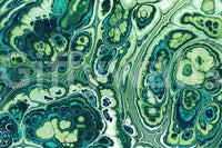 Emerald Ocean Marble Abstract Wall Mural