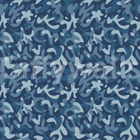 Midnight Navy Camo Pattern Wallpaper⁠