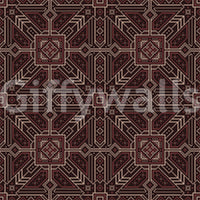 Cross Stitch Geometric Burgundy Pattern Wallpaper⁠