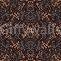 Abstract Tribal Line Motif Wallpaper⁠