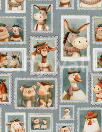 Whimsical Farm Portrait Gallery Rustic Farm Wallpaper⁠