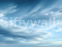 Abstract Clouds Wispy Sky Motion Wall Mural