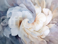 Floral Yin Yang Serenity Wall Mural