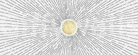 Golden Sunburst Radiance Wall Mural