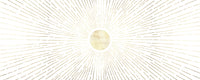 Radiant Golden Burst Wall Mural
