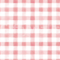 Blush Checked Grid Art Wallpaper⁠