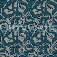Textured Teal Waves Wallpaper⁠