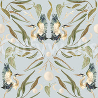 Blue Heron Moon Cycle Wallpaper⁠