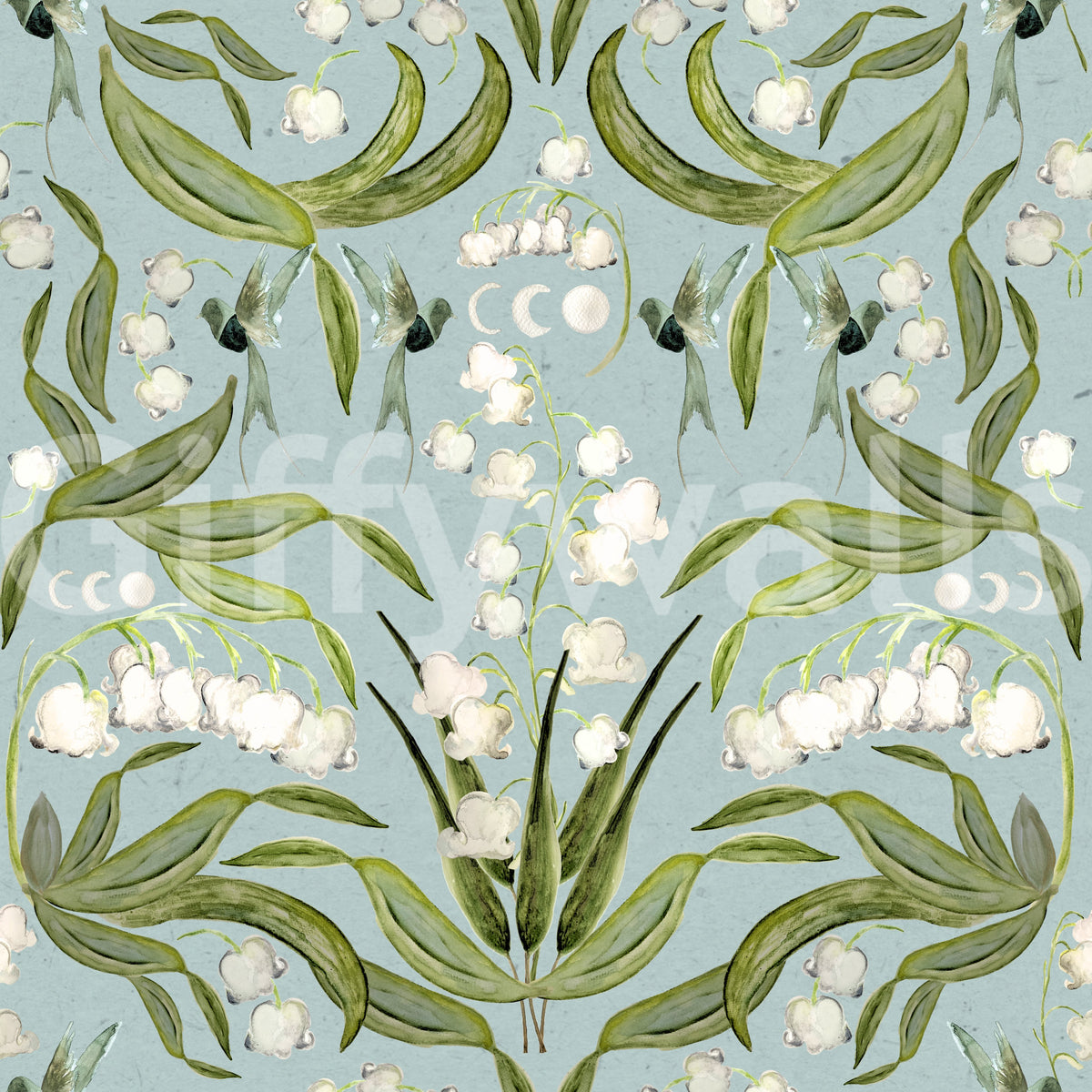 Spellbound Lily of the Valley Wallpaper⁠