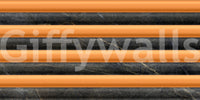 Charcoal Marble Copper Stripe Wallpaper Wallpaper⁠