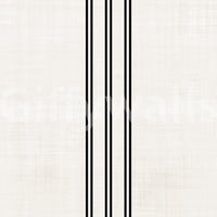 Black Stripes Linen Look Texture Wallpaper⁠