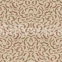 Organic Mocha Brushstroke Pattern Wallpaper⁠