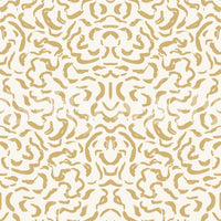 Golden Organic Brushstrokes Wallpaper⁠