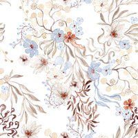 Ethereal Botanical Field Wallpaper⁠