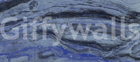 Midnight Blue Ethereal Marble Wall Mural