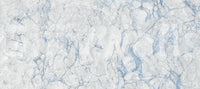 Serene Blue Veined Marble Texture Wall Mural