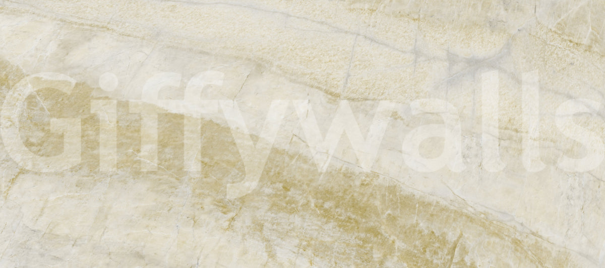 Cream and Sand Marble Veins Wall Mural