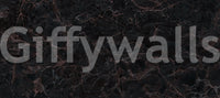 Midnight Obsidian Marble Veins Wall Mural