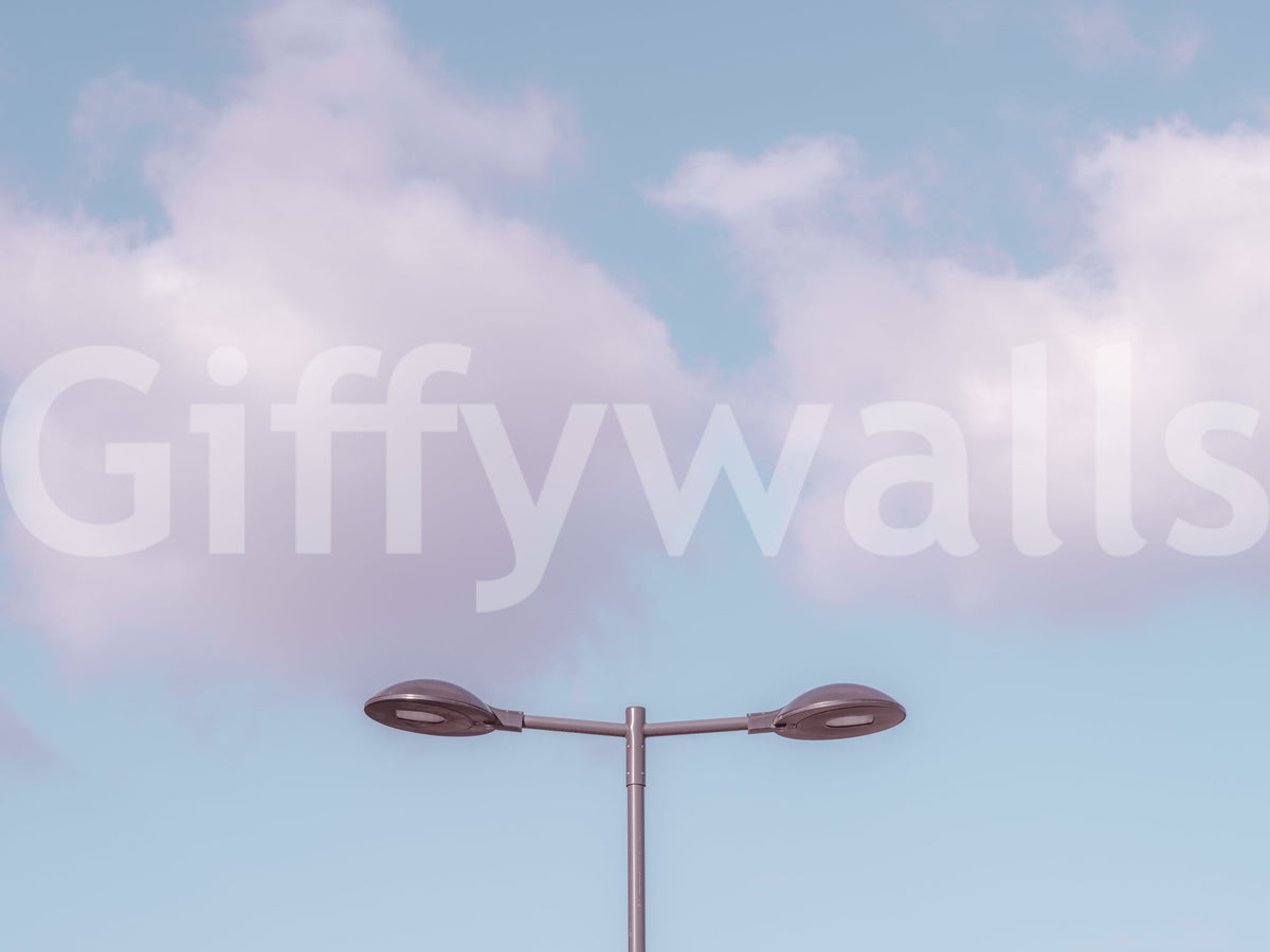 Minimalist Urban Dusk Silhouette Wall Mural
