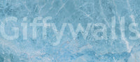 Azure Marble Vein Texture Wall Mural