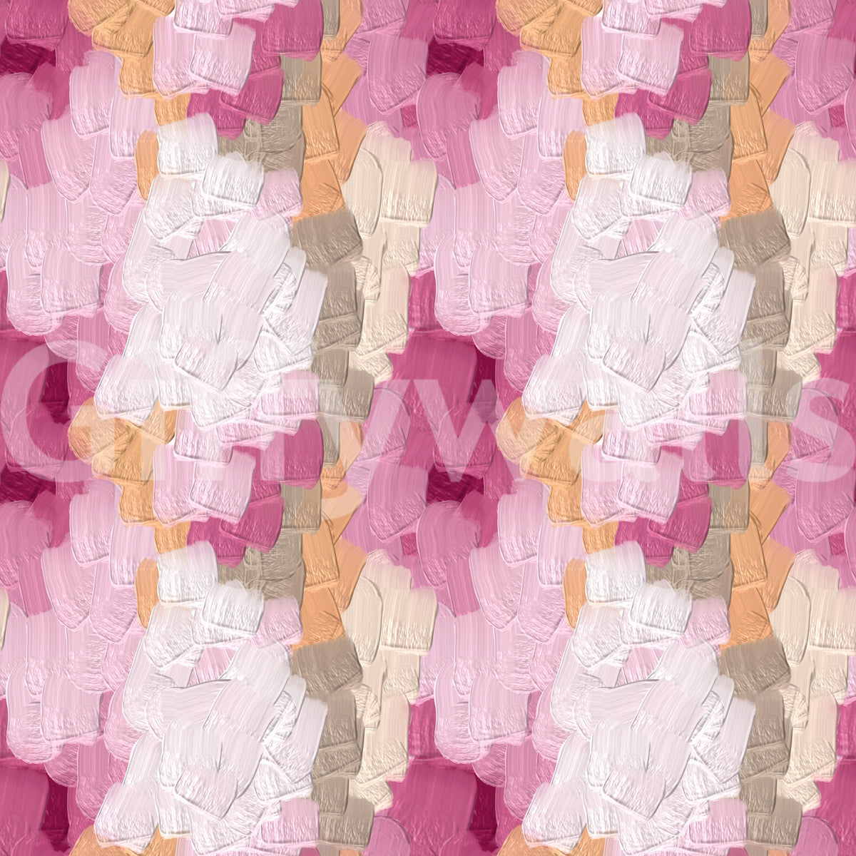 Contemporary Blush and Rose Paint Layers Wallpaper⁠
