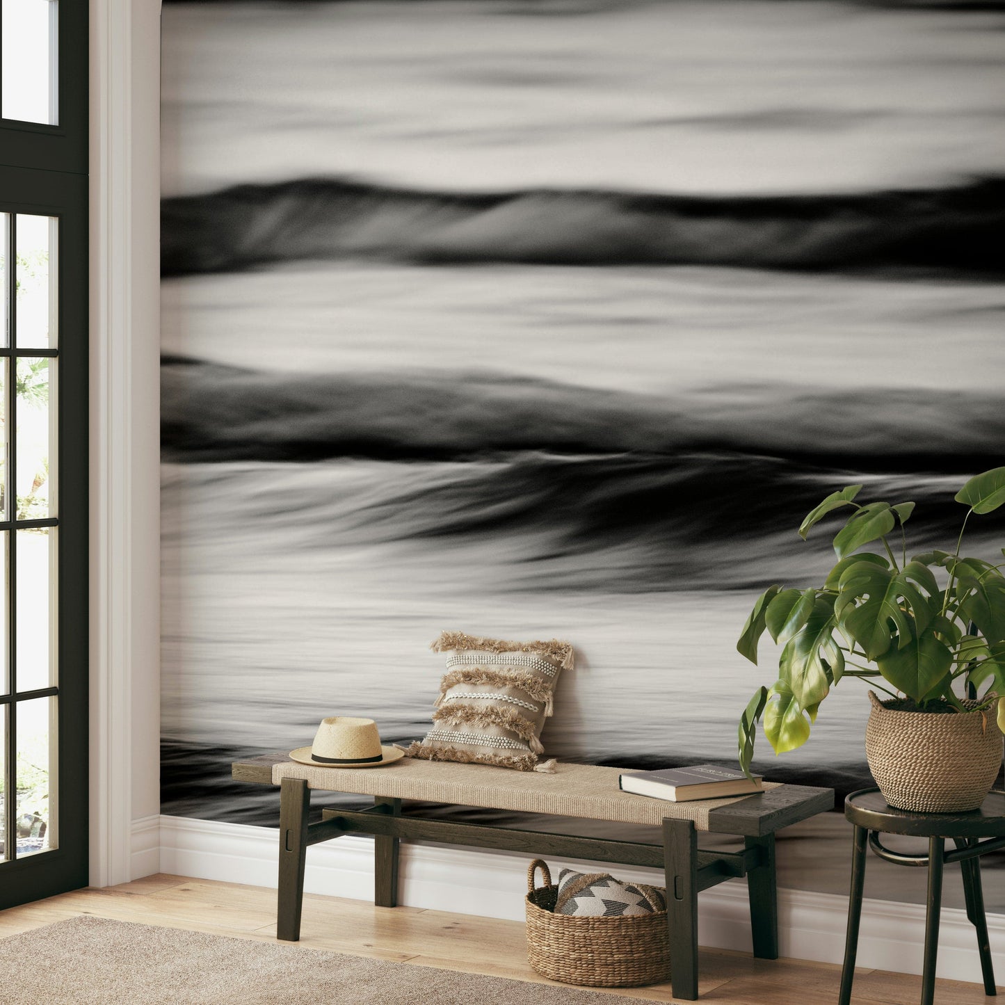 A serene ocean motion wall mural for your decor.

