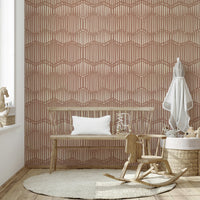 The design has a layered, textured look with no sharp lines.

