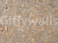 Captures the essence of natural cork with intriguing wavy patterns.
