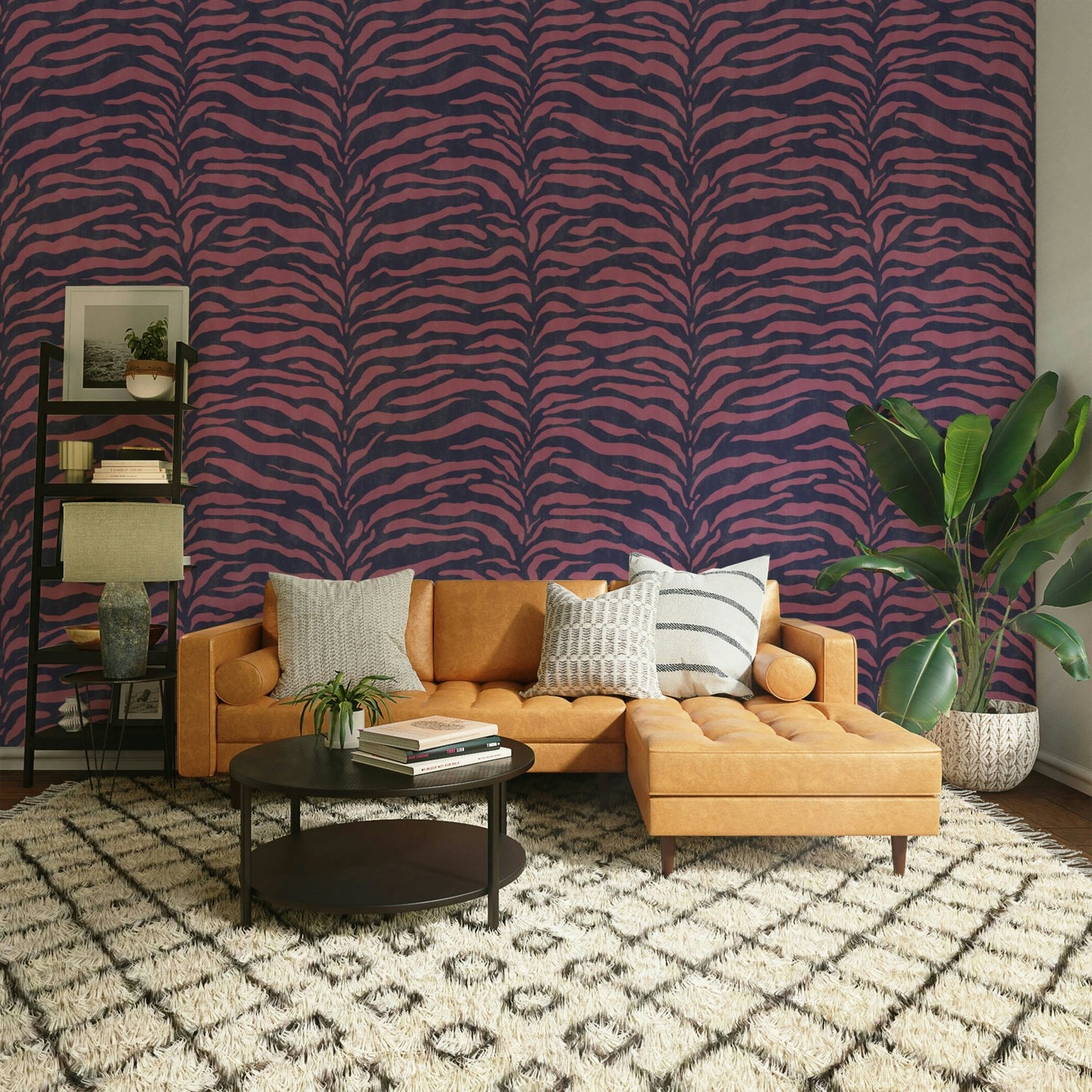 The pattern repeats seamlessly across the entire wall.
