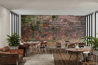 Exposed plaster or faded concrete.

